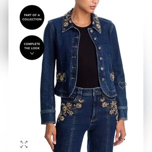 Cinq à Sept Crystal Embellished Reve Jacket XS $595